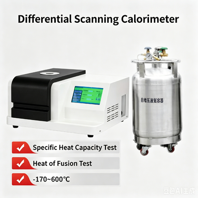 Calorímetro de varredura diferencial de polímeros (DSC) Tempo de indução de oxigénio (OIT) Instrumento de análise térmica Dsc